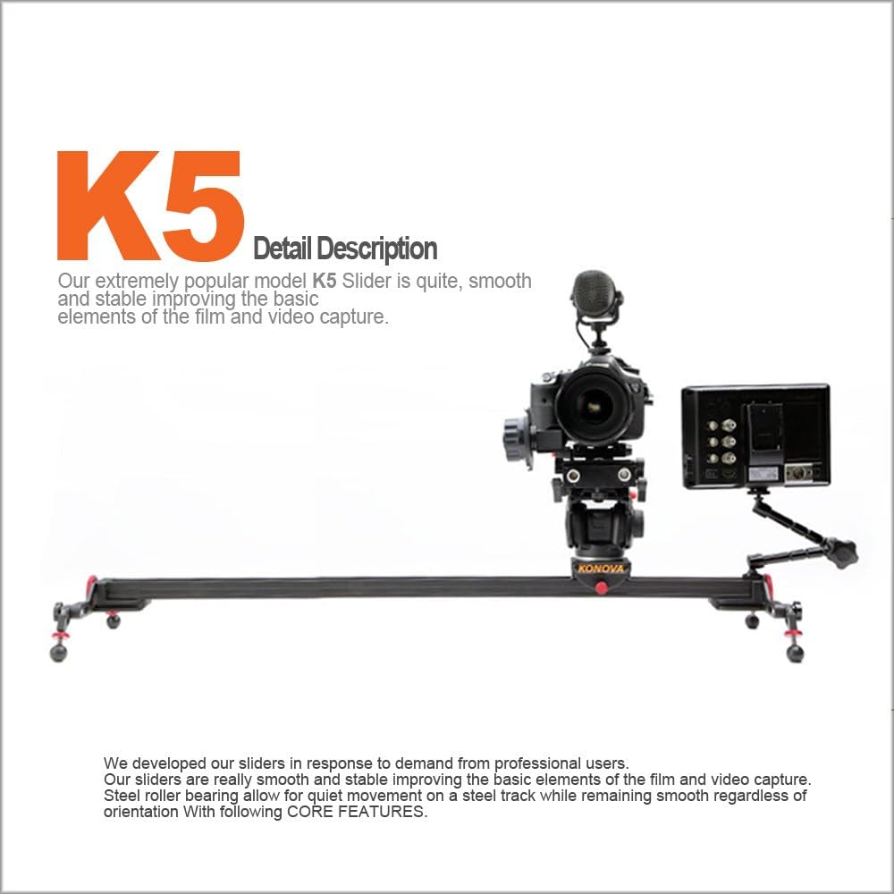Amazon | KONOVA Camera Slider コノバ カメラ スライダー K5 120 cm
