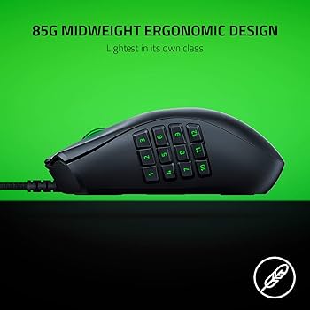 Amazon | Razer Naga X 有線 MMO ゲーミングマウス: 18K DPI光学