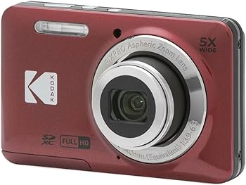 Amazon.com : Kodak PIXPRO Friendly Zoom FZ55 Digital Camera (Red