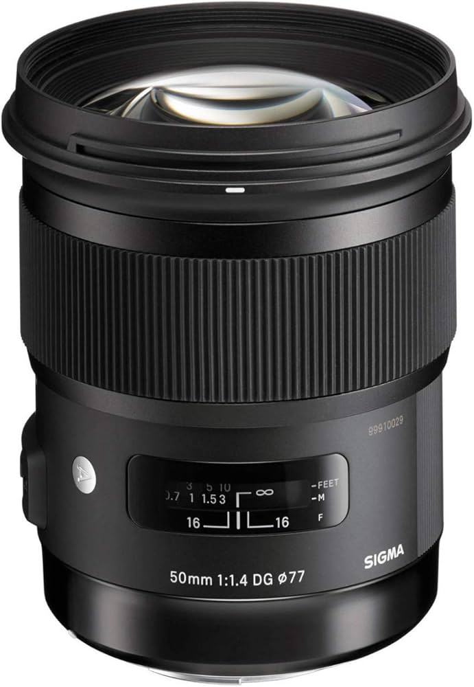 Sigma 50mm F1.4 DG HSM Art Lens for Nikon Cameras - Black : Amazon