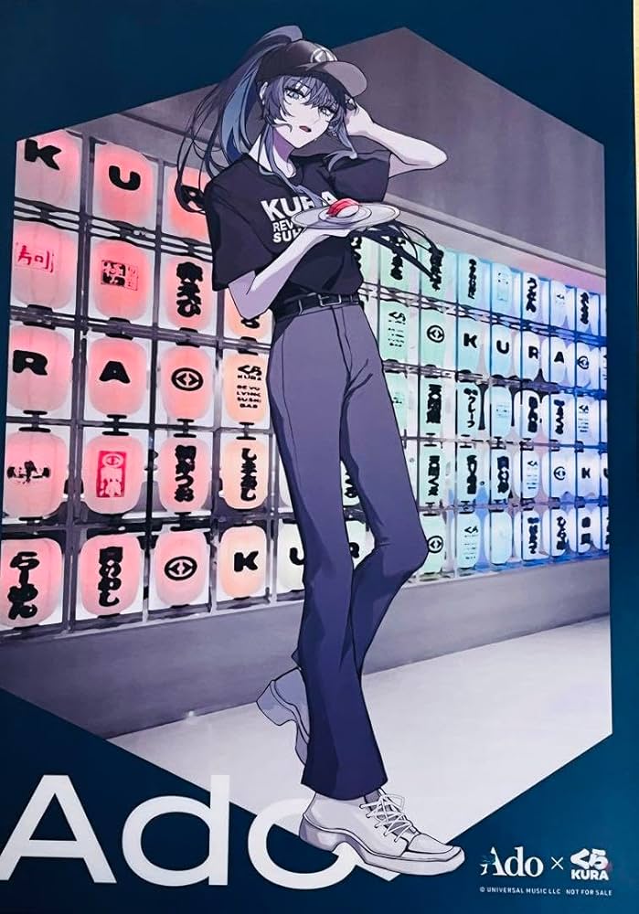 Amazon.co.jp: くら寿司adoコラボクリアポスター : おもちゃ