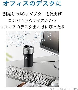 Amazon | パナソニック ナノイー発生機 ~1畳クロームブラック F-GMK01