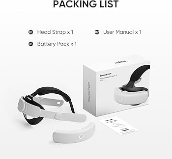 Amazon.com: Sonicgrace S3 Pro Battery Head Strap for Meta Quest 3