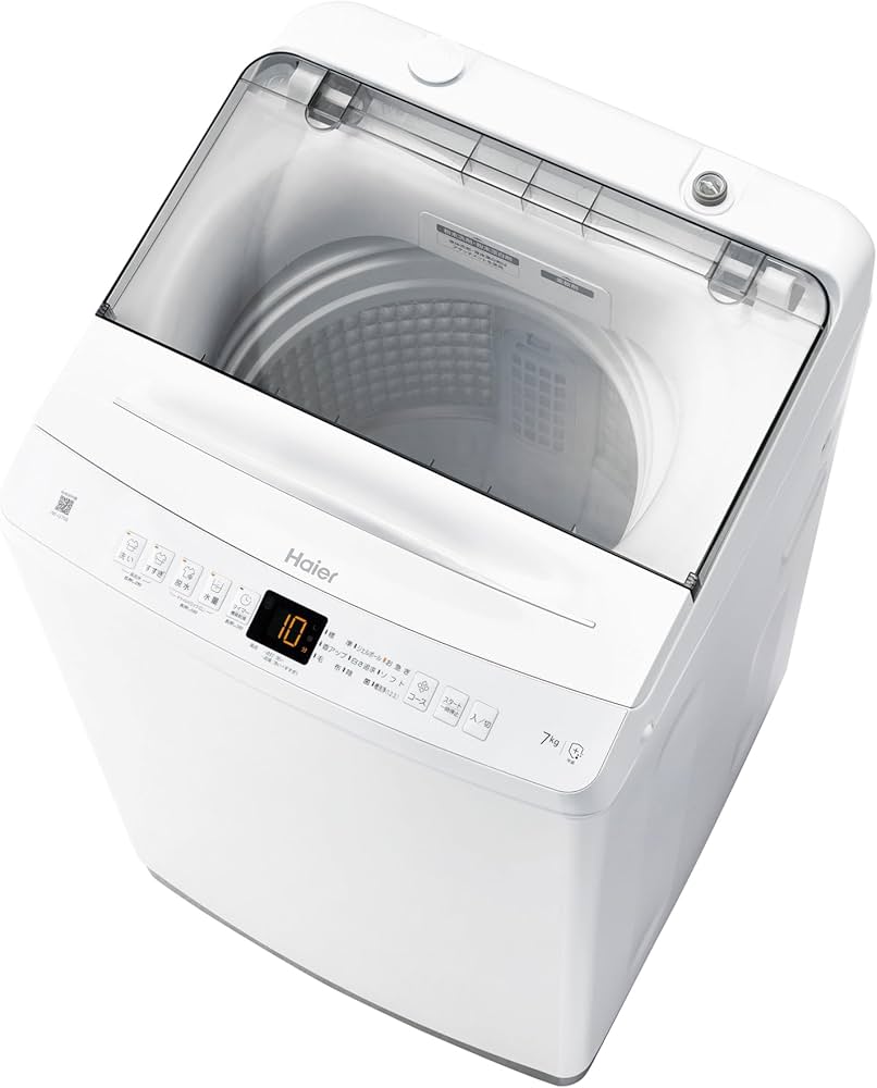Amazon | ハイアール(Haier) JW-U70B(W)ホワイト 洗濯容量7kg全自動