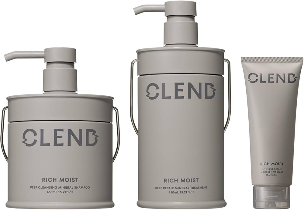 Amazon | クレンド リッチモイスト ミニヘアマスク付き 限定キット