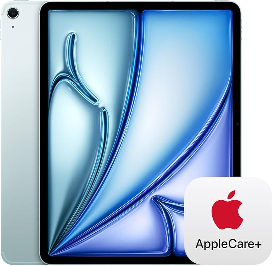 Apple 2025 13-inch iPad Air (Wi-Fi + Cellular, 1TB) - Blue (M3) +