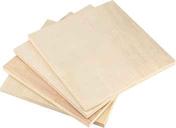 Amazon.co.jp: LEXININ 12パック 6 x 6インチ 正方形 木製パネル 15 x