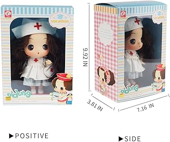 Amazon | Ddung ファッションドール ナース人形 7つのアクセサリー入り