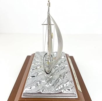 Amazon.co.jp: 置物 ヨット SILVER ヨット7号 TAKEHIKO 関工芸 武比古