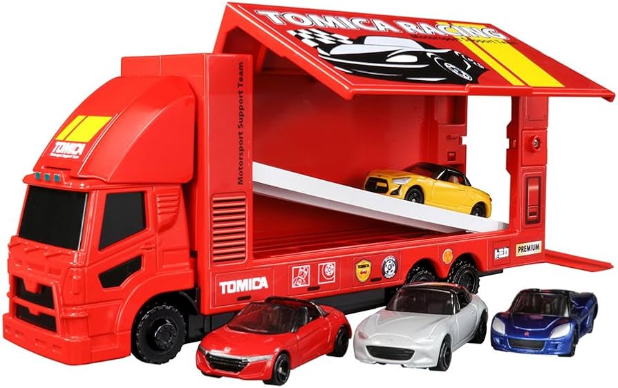 Amazon | トミカ はこんであそぼう!トミカトランスポーターセット