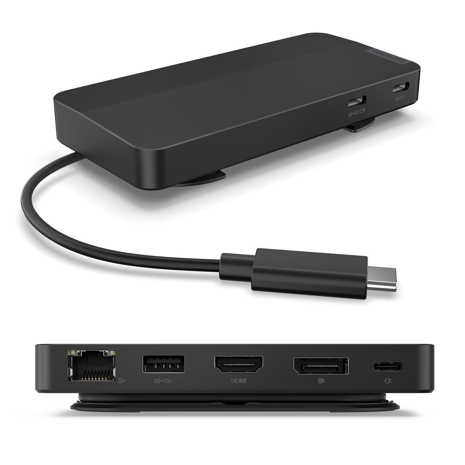 Amazon.co.jp: Lenovo USB-C デュアルディスプレイ トラベルドック - 7