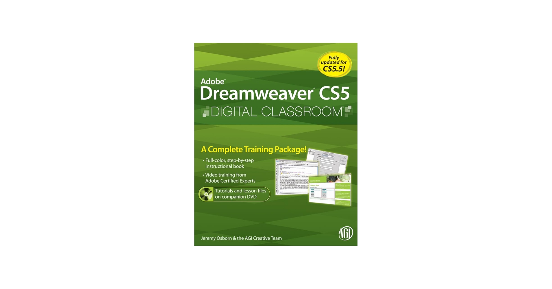 Adobe Dreamweaver CS5 Digital Classroom: Osborn, Jeremy, AGI