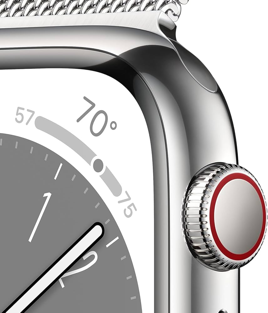 Amazon.com: Apple Watch Series 8 [GPS + Cellular, 45mm] - Silver