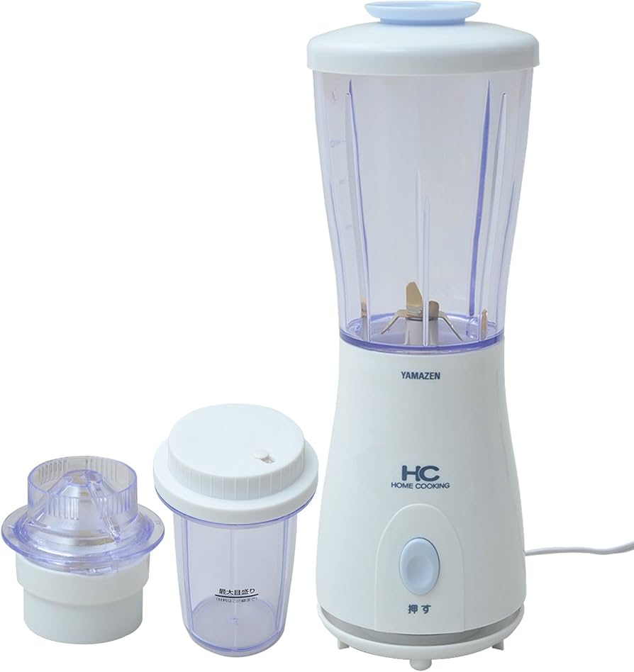 Amazon | [山善] ミルミキサー 400ml (ミル75ml・お茶挽き3g) MR-280(W