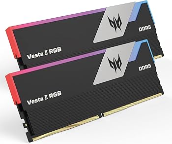 Acer Predator Vesta II DDR5 RGB RAM 64GB Kit (32GBx2) 5200MHz (PC5