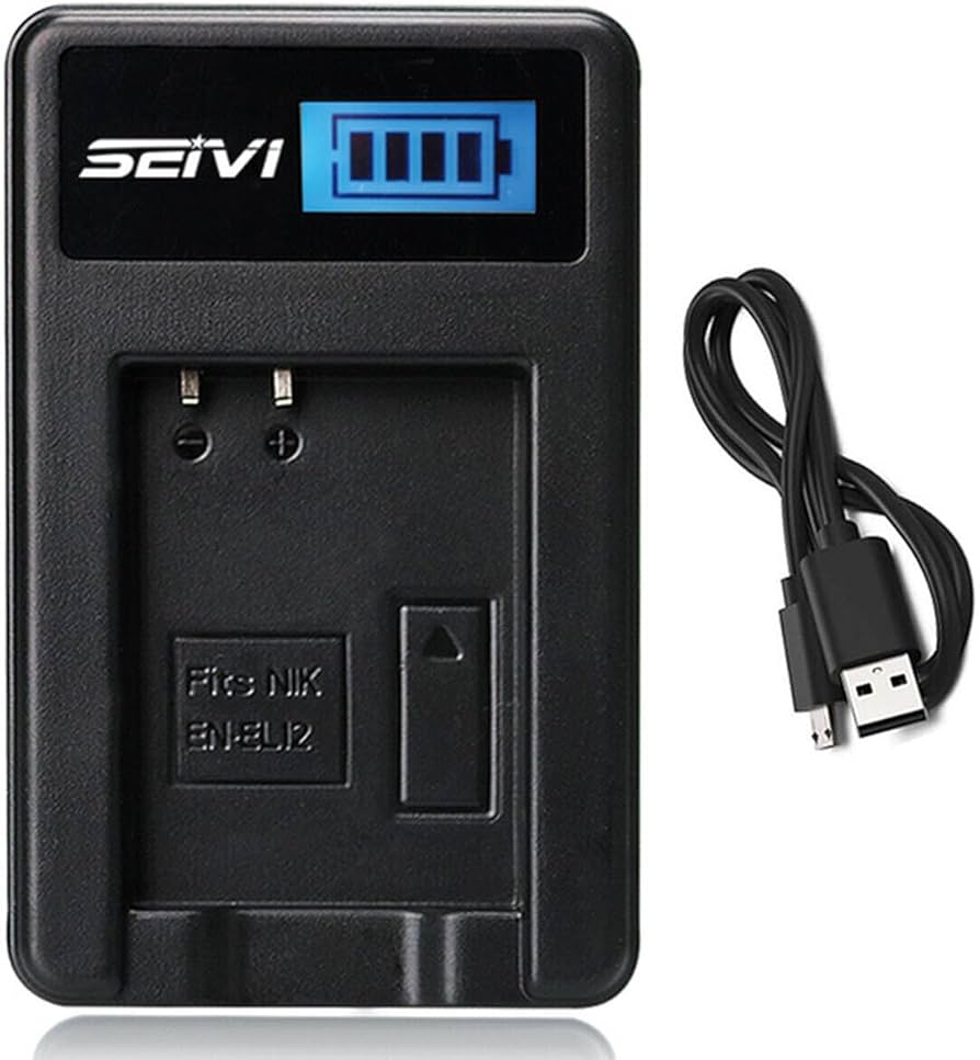 Amazon.com: LCD USB Battery Charger for Nikon Coolpix S31, S70