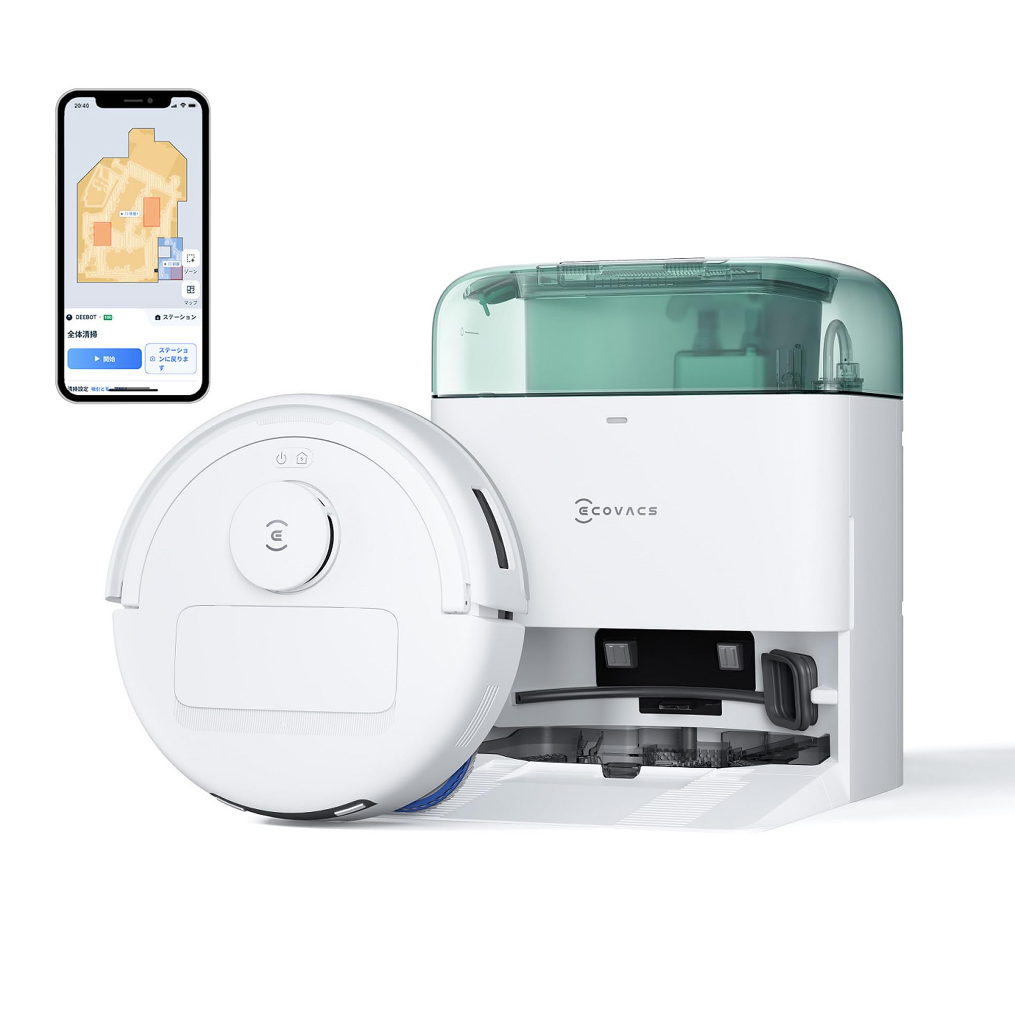 Amazon | 【超小型全能】ECOVACS (エコバックス) DEEBOT mini 吸引力