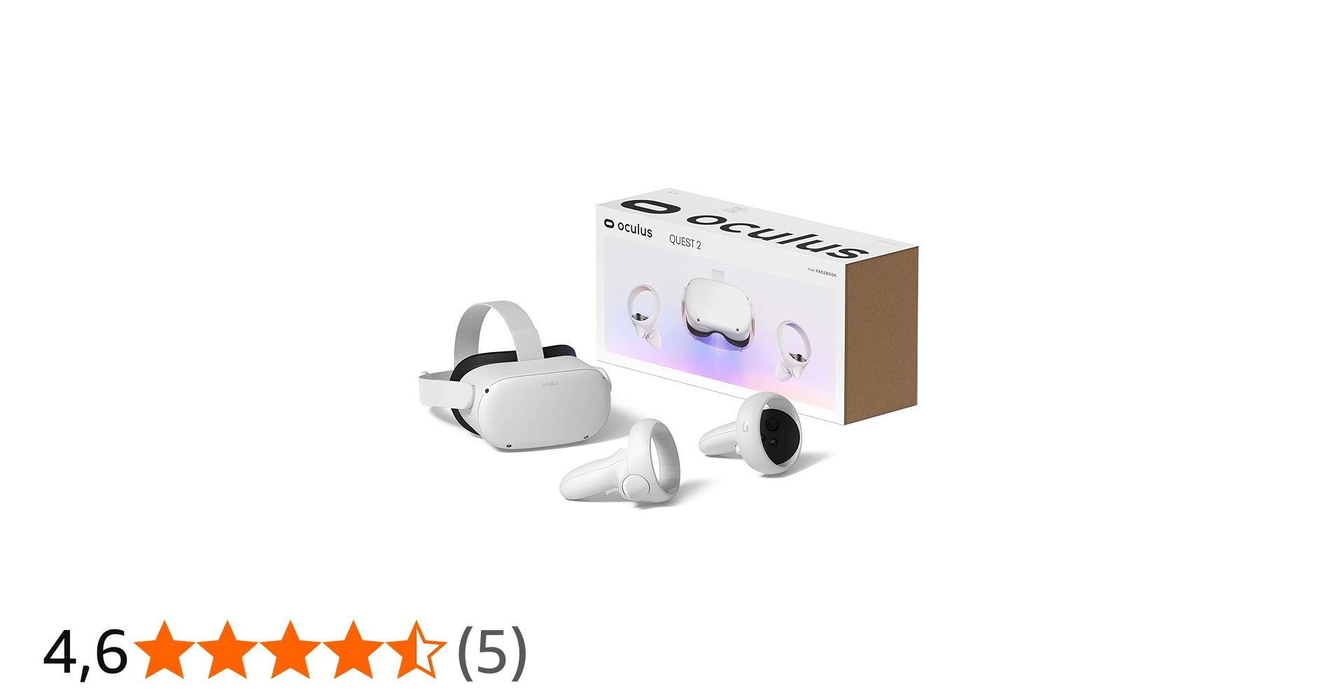 Oculus Conjunto de fone de ouvido VR Quest 2 Advanced All-in-One