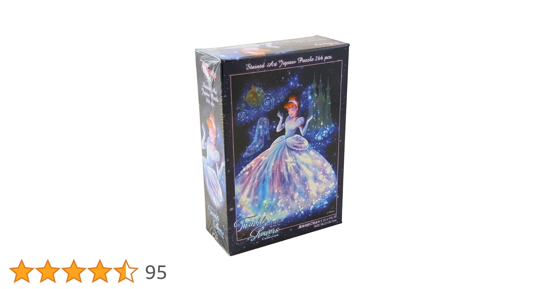 シンデレラ 透明ピース ジグソーパズル 266ピース シンデレラ 透明