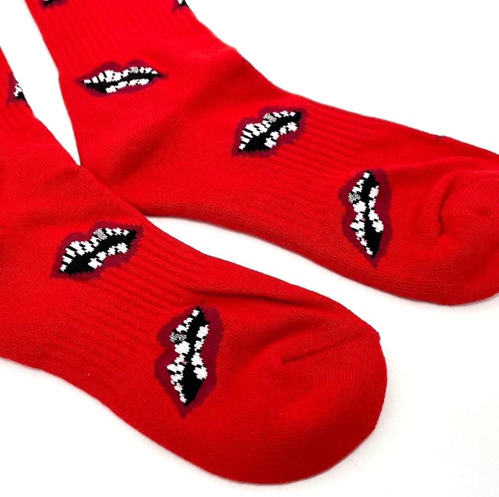 Amazon | [クロムハーツ] Lip柄 チョンパー マッティボーイ ソックス