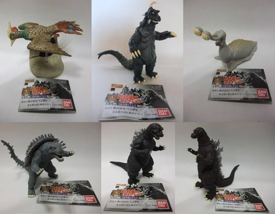 Amazon.co.jp: HG円谷英二セレクション 全6種フルセット ゴジラ
