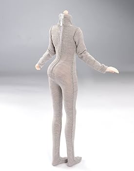 Amazon | 1/6スリム伸縮性グレージャンプスーツボディスーツ服モデル