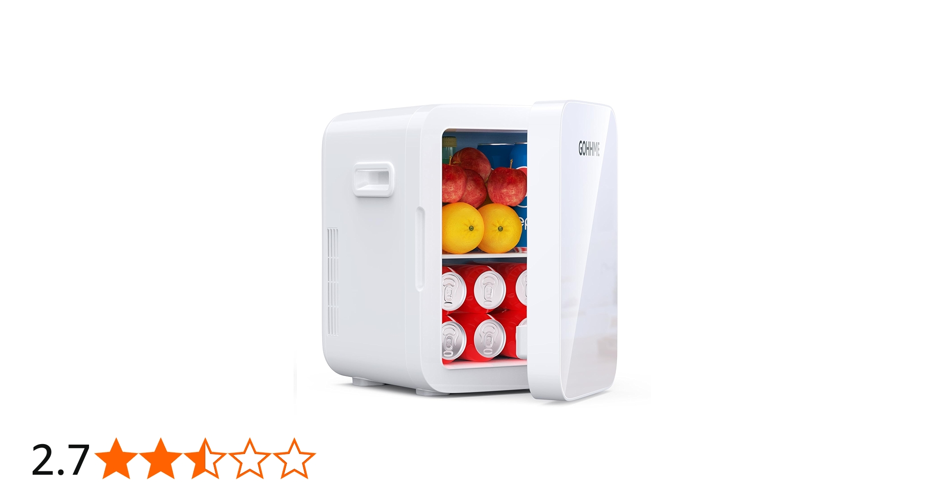 Amazon | ミニ冷蔵庫 GOHHME 0~65℃ 小型冷蔵庫 10L 冷温庫 小型で