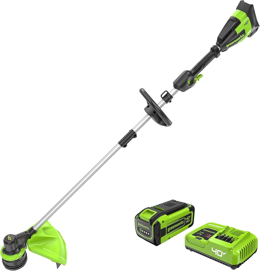 Amazon.com: Greenworks 40V 17-Inch Brushless String Trimmer, 8Ah