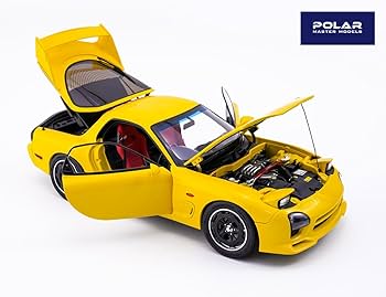 Amazon | POLAR MASTER MODELS 1/18 Mazda RX7 Speed Yellow 完成品
