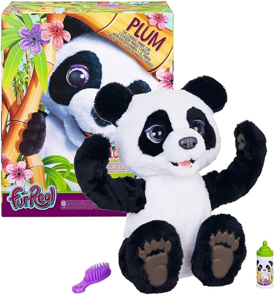Amazon.co.jp: ファーリアル 遊ぶのだいすき パンダのプラム : おもちゃ