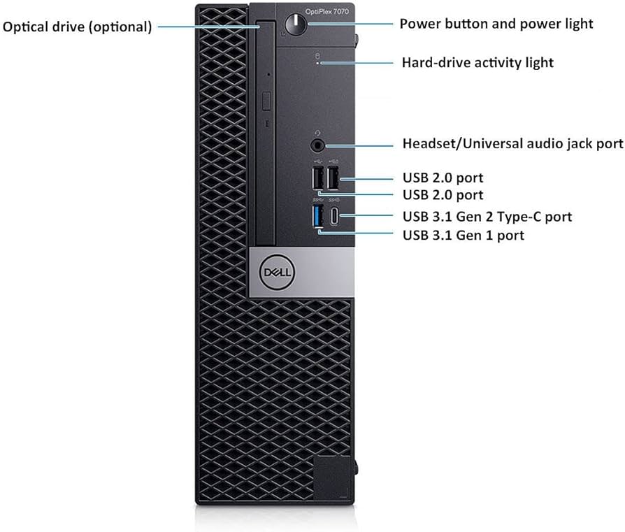 Amazon.com: Dell OptiPlex 7070 SFF Desktop Computer PC, Intel 8