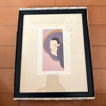 Amazon.co.jp: 鶴田一郎 光のミューズ 資生堂ノエビアアートフレーム