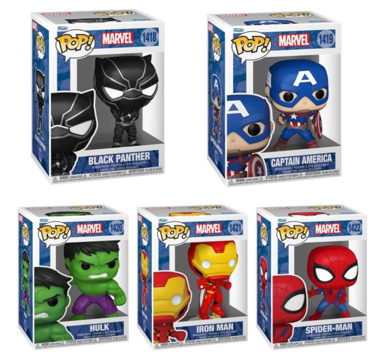 Amazon.com: Funko Marvel New Classics Pop! Complete Set (5)