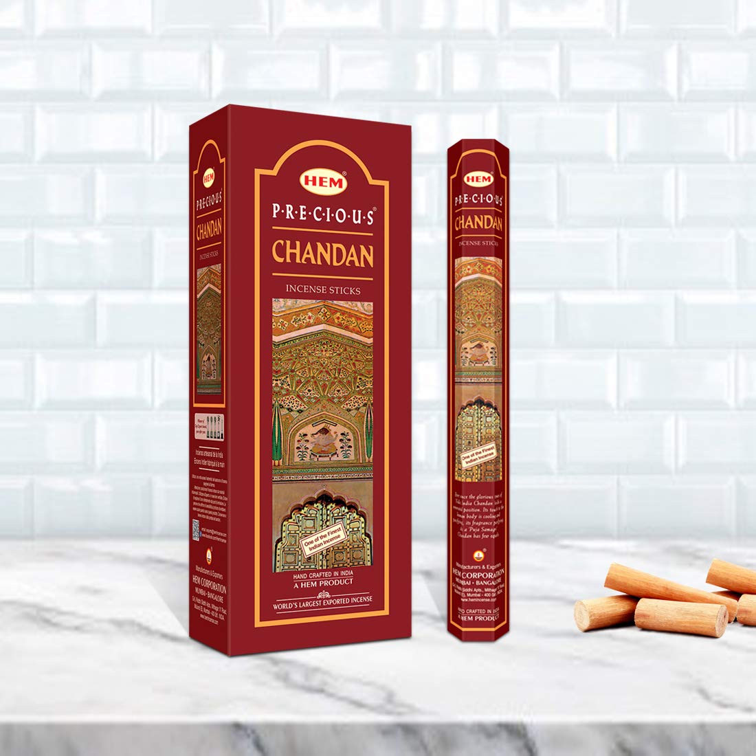 Amazon.co.jp: (ヘム) HEM プレシャスチャンダン ステック お香 6本