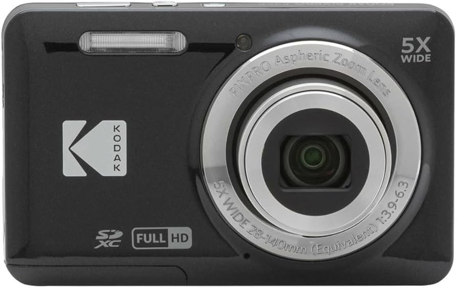 Amazon.com : Kodak PIXPRO Friendly Zoom FZ55 Digital Camera (Black