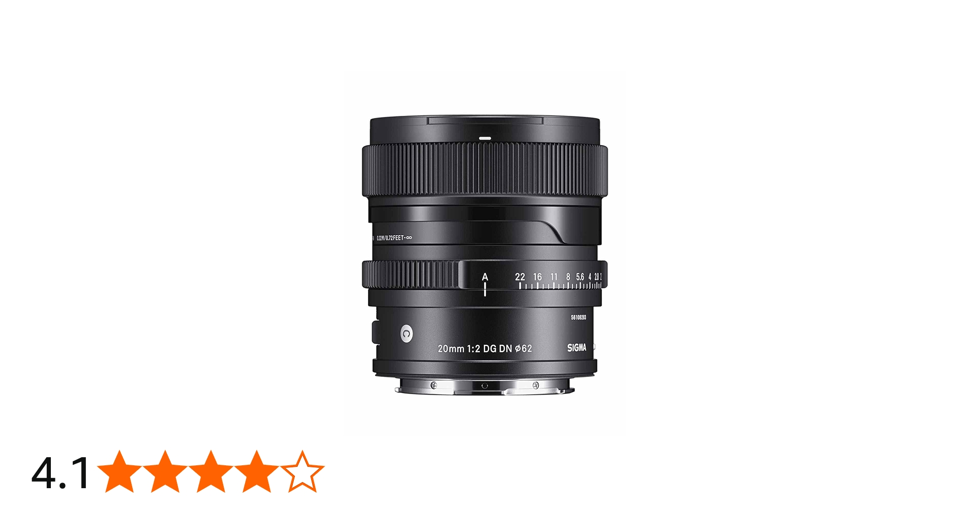Amazon | シグマ(Sigma) SIGMA シグマ Sony Eマウント レンズ 20mm F2