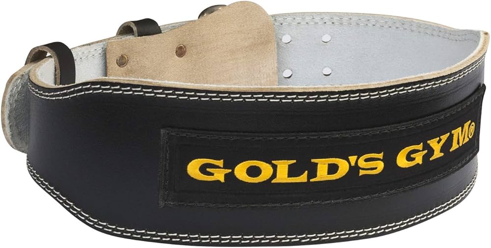 Amazon | ゴールドジム(GOLD`S GYM) ブラックレザーベルト G3367 XS