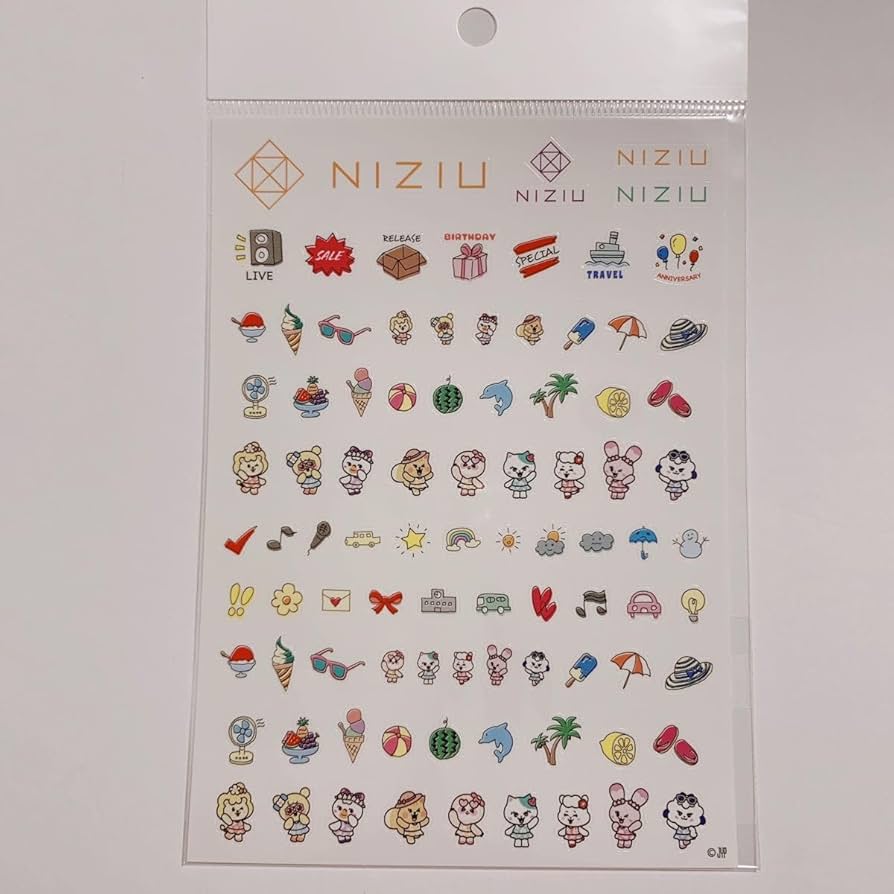 Amazon.co.jp: NiziU NIZOO スケジュールシール ダイアリーステッカー