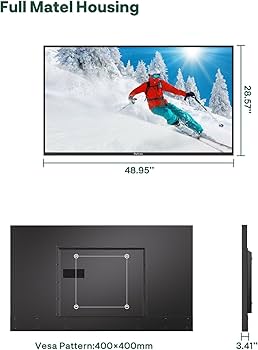 Amazon.com: SYLVOX 55'' Outdoor TV, Premium 4K@120Hz Weatherproof