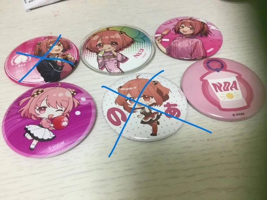 Amazon.co.jp: カラフルピーチ からぴち のあ のあさん 缶バッジ 缶バ