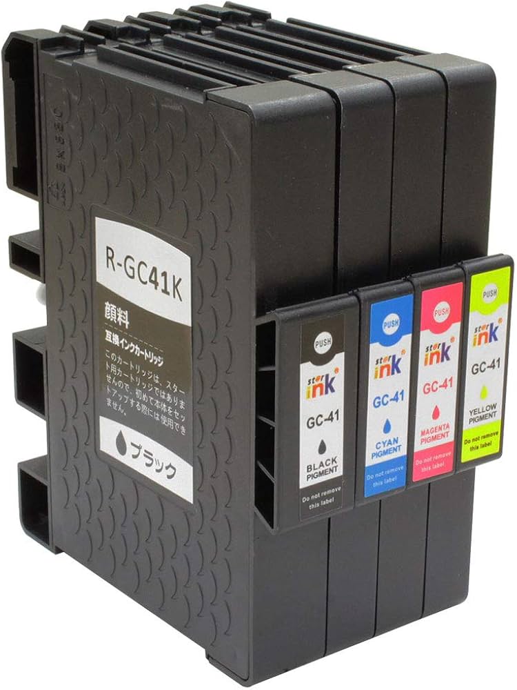 Amazon.co.jp: 互換品インク リコー用 GC41（K/C/M/Y） 4色セット