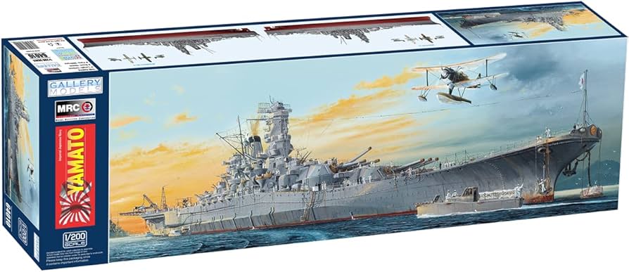 Amazon | ギャラリー 1/200 IJN ヤマト 第二次世界大戦 戦艦 組み立て