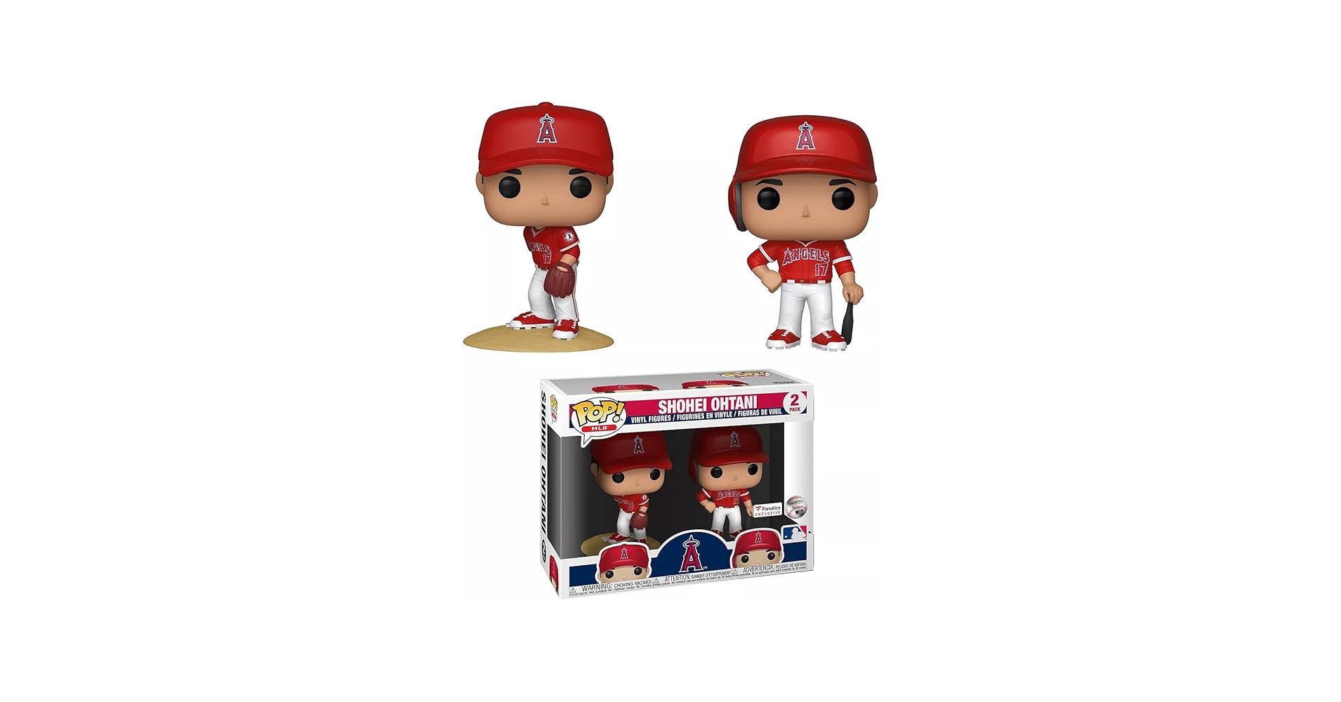 Amazon.com: Funko POP! Vinyl 2-Pack: MLB: Shohei Ohtani (New