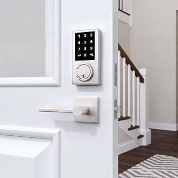 Miseno MLK4022 Lorton Flat Bar Passage Door Lever Set - Satin