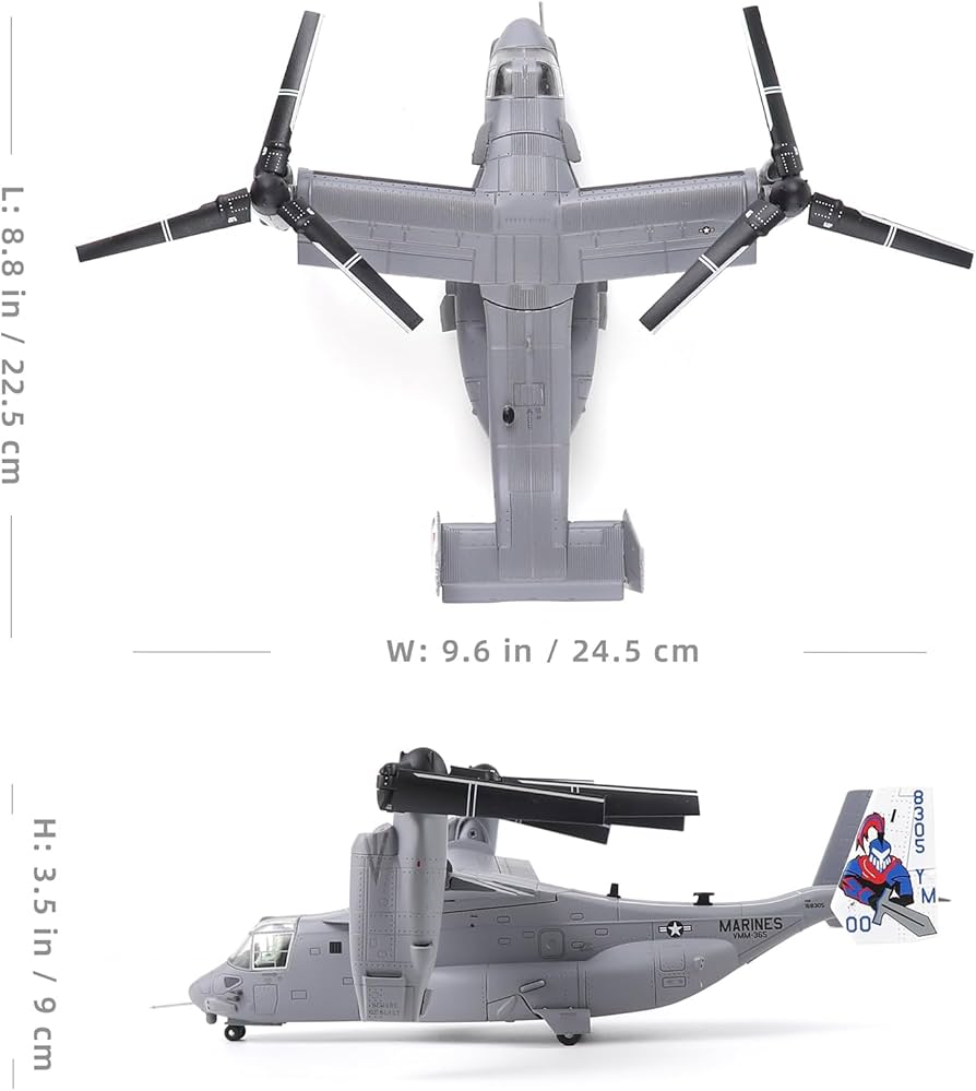 Amazon.co.jp: NUOTIE V-22 オスプレイ 1/72 スケールモデル航空機