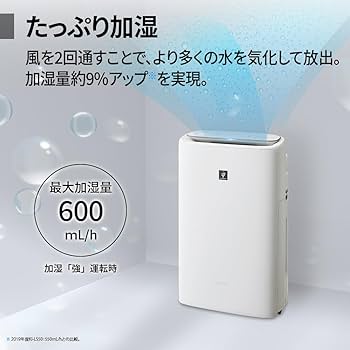 Amazon.co.jp: シャープ 加湿 空気清浄機 KI-RS50-W ホワイト プラズマ