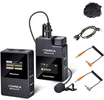 Amazon.com: COMICA Wireless Lavalier Microphone, BoomX-D1 2.4G