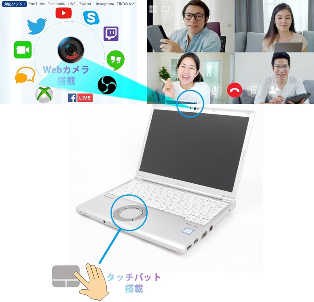 Amazon.co.jp: 【整備済み品】 【Windows10 Pro搭載】 Panasonic ‎Let