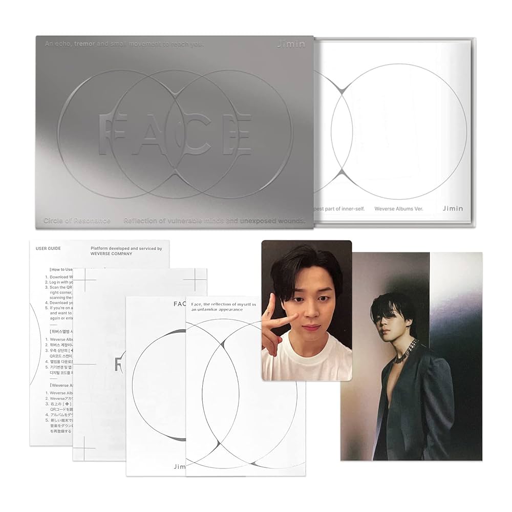 Amazon.com: JIMIN OF BTS - [FACE] (Weverse Albums Ver.) Outer Box