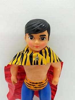 Amazon.co.jp: レア 中嶋製作所 タイガーマスク 面取れ ソフビ 人形